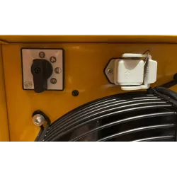 B 18 EPR - Elektrické topidlo B18EPR s max. výkonem 18 kW a možností připojení pružné hadice. Napětí 400V.