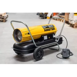 B 150 CED - Mobilní naftové topidlo B150CED s přímým spalováním o výkonu 44 kW.