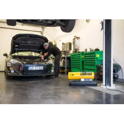 B 150 CED - Mobilní naftové topidlo B150CED s přímým spalováním o výkonu 44 kW.