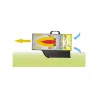 BLP 11 - Plynové topidlo BLP11 s ventilátorem o výkonu 10,5 kW.