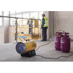 BLP 33 M - Plynové topidlo BLP33M s ventilátorem o max. výkonu 18-33 kW. Možná regulace výkonu.