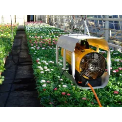 BLP 33 M - Plynové topidlo BLP33M s ventilátorem o max. výkonu 18-33 kW. Možná regulace výkonu.