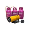BLP 53 ET - Plynové topidlo BLP53ET s ventilátorem o max. výkonu 36-53 kW. Možnost připojení pokojového termostatu.