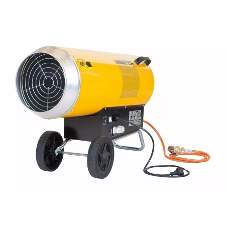 BLP 103 ET - Plynové topidlo s ventilátrem BLP103ET o max. výkonu 57-103 kW. Možnost připojení pokojového termostatu.